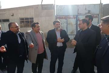 بازدید از پروژه فیبر نوری خمینی شهر