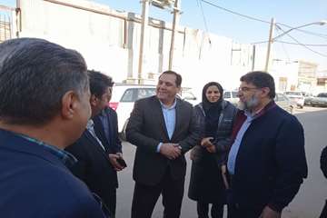 بازدید از پروژه فیبر نوری خمینی شهر