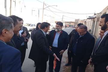 بازدید از پروژه فیبر نوری خمینی شهر