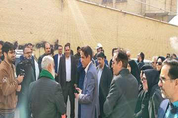  آیین کلنگ زنی پروژه اینترنت فیبرنوری خمینی شهر