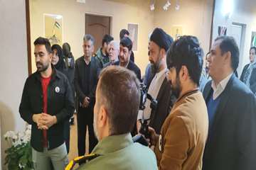 نمایشگاه غزه خونین نگارخانه خمینی شهر