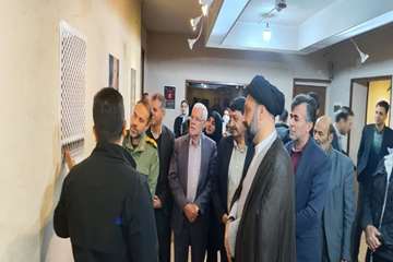 نمایشگاه غزه خونین نگارخانه خمینی شهر