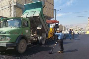  آسفالت کوی #عطار محله #قائمیه به همت #شهرداری_خمینی_شهر 