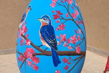 نخستین جشنواره طراحی و نقاشی تخم مرغ های نوروزی خمینی شهر