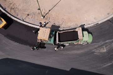 آسفالت چهارراه کارمند شهداری خمینی شهر