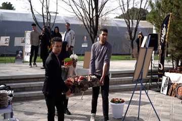 نوروزگاه خمینی شهر در باغ موزه چهل ستون اصفهان