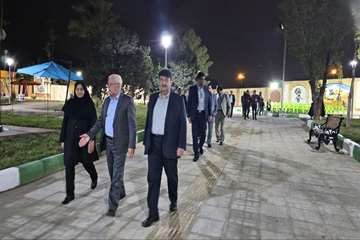 افتتاح فاز دوم باغ بانوان سازمان فرهنگی اجتماعی ورزشی شهرداری