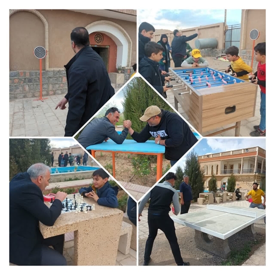 بازی و ورزش در منطقه گردشگری بام سبز 
ویژه ایام نوروز  