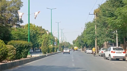 آذین بندی شهر به مناسبت دهۀ ولایت